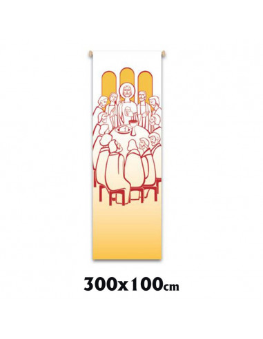 Estandarte Liturgico Blanco Ultima...
