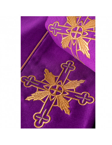 Estola Reversible Morada -Roja...