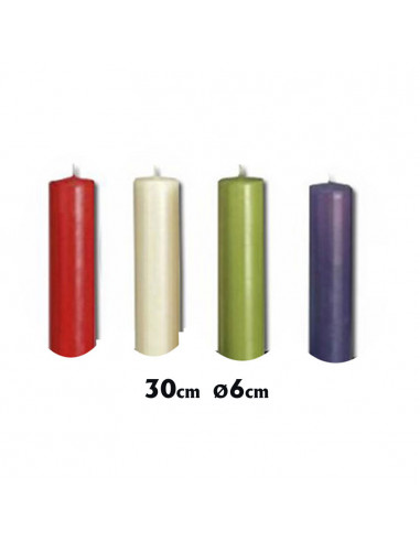 Vela Adviento 60X30 4 Colores...