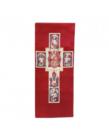 Vela Adviento 80X30 3 Moradas Y 1...