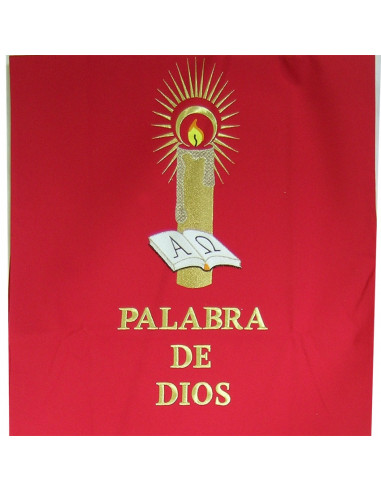 Cubre Ambon Bordado Vela Con Libro Y...