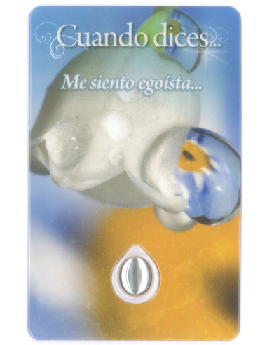 Estampa Con Gota De Agua D604 Cuando Dices.Me Siento Solo