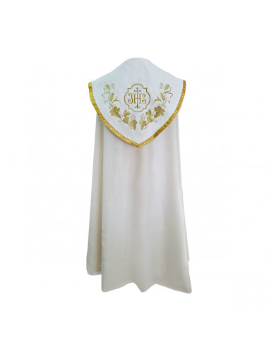 Capa Pluvial Bordada Jhs Con Cruz...