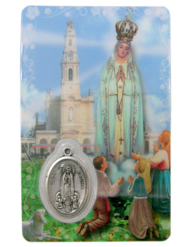 Estampa CM N315 Virgen De Fatima Coronada