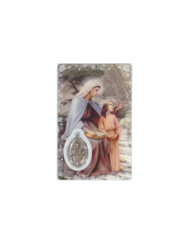 Estampa Con Oracion S-1033/1 Virgen...