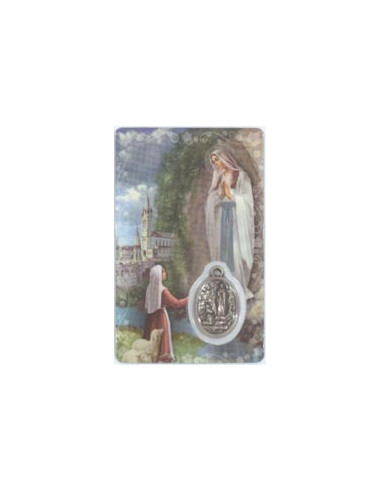 Estampa Cm N321 Virgen De Lourdes