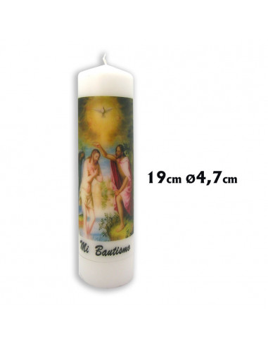 Vela Bautismo 47X19 Calca Mi Bautismo...