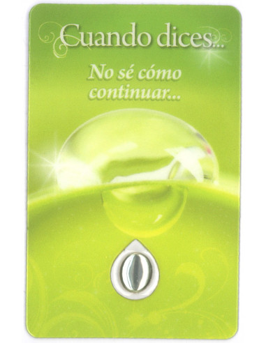 Estampa Con Gota De Agua D608 Cuando...