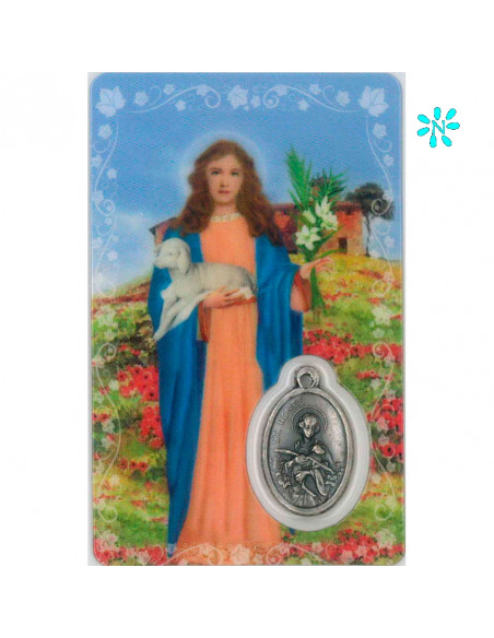 Estampa CM N368 Santa Ines