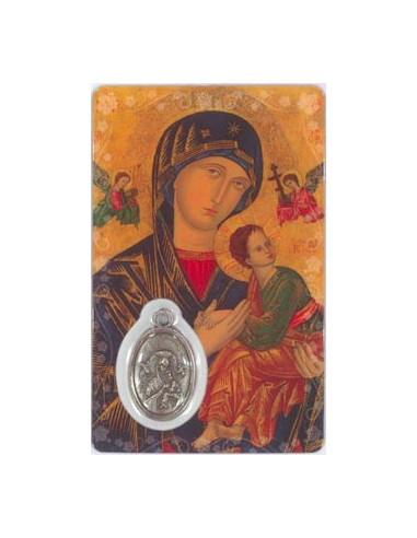 Estampa Cm N334 Virgen Perpetuo Socorro
