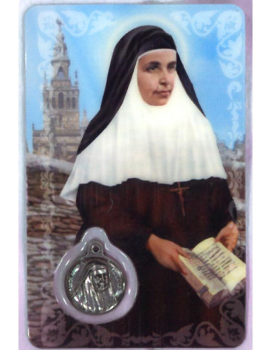 Estampa Cm N3351 Santa Angela De La Cruz