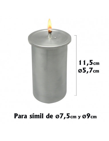 Cartucho Metal Diametro 5. 7X11. 5Cm