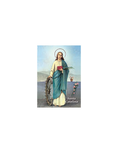 Estampa Con Oracion S-85/1 Santa...