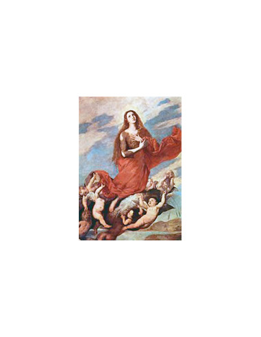 Estampa Con Oracion S-6/1/1 Maria...