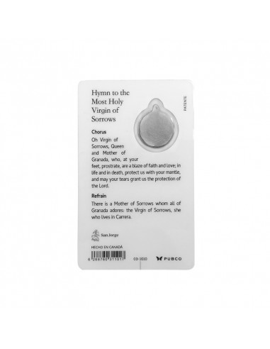 Estampa Cm N31010 Virgen Angustias...