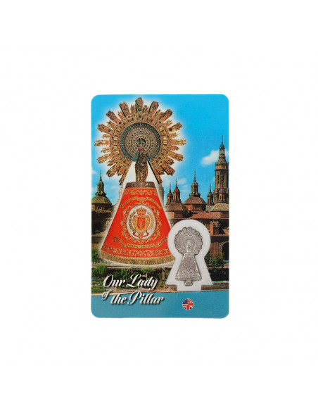 Estampa Cm N31011 Our Lady Of Pilar Ingles