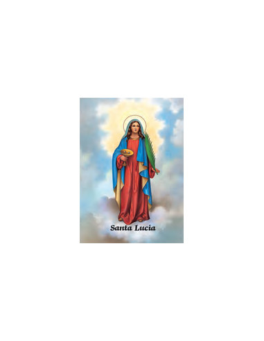 Estampa Con Oracion S-12/1 Santa...