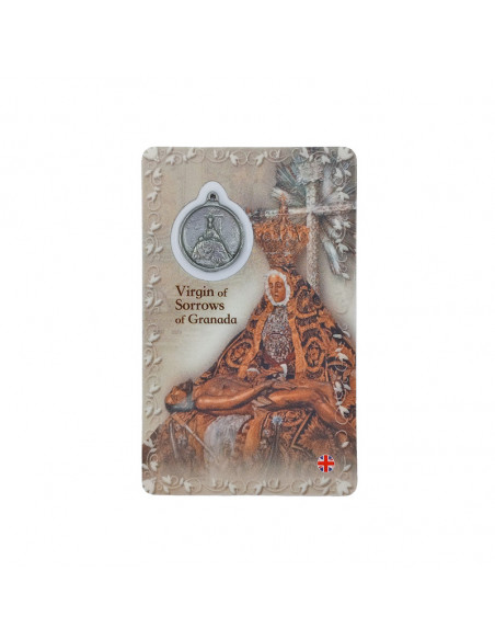 Estampa Cm N31010 Virgen Angustias Ingles Our Lady Of Sorrows