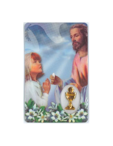 Estampa Cm N329 Comunion Niña