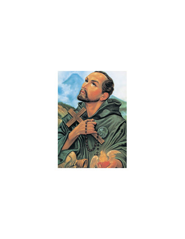 Estampa Con Oracion S-105/1/1 Santo...