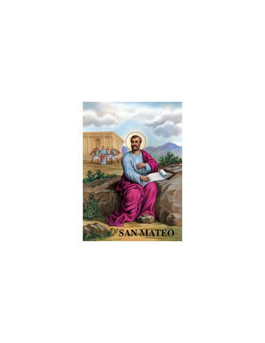 Estampa Con Oracion S-11/1 San Mateo...