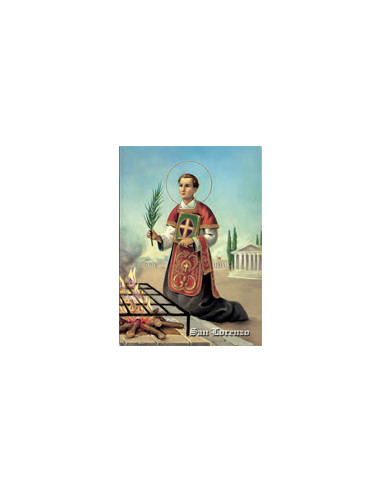 Estampa Con Oracion S-84/1 San...