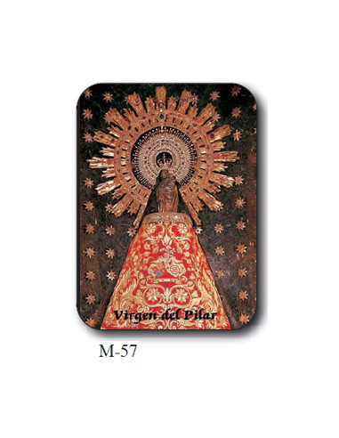 Estampa Mini M-57 Virgen Del Pilar 4. 4x6cm