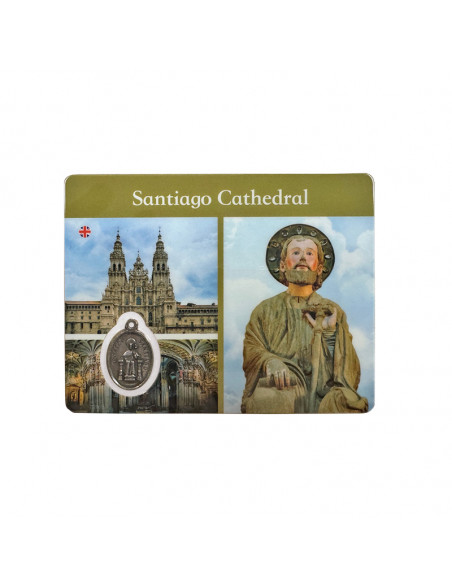 Estampa Plastica Doble Santiago Compostela En Ingles