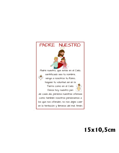 Postal Padre Nuestro Infantil Po-1