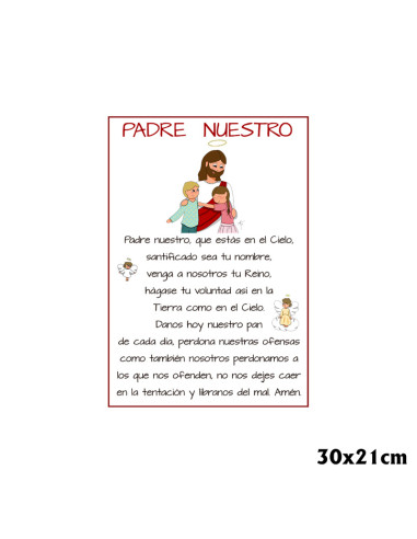 Lamina Padre Nuestro Infantil Lpo-1