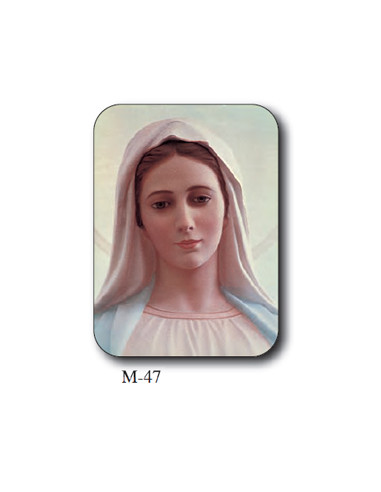 Estampa Mini M-47 Virgen De Medjugore...