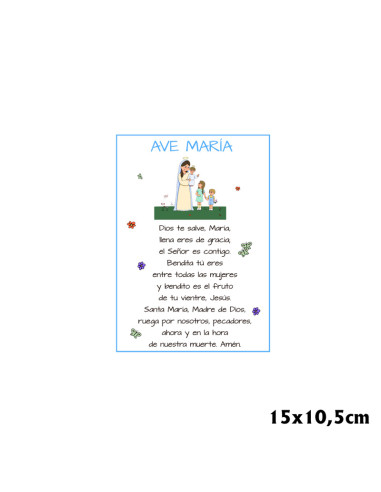 Postal Ave Maria Infantil Po-2