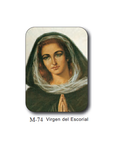 Estampa Mini M-74 Virgen Del Escorial...