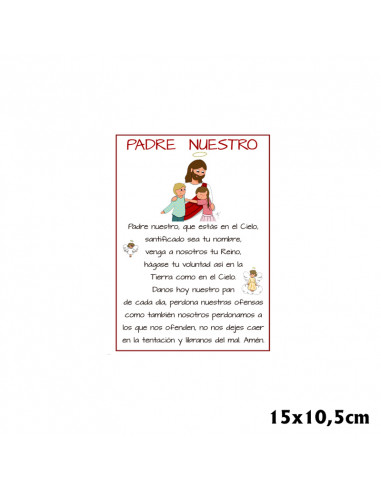 Postal Padre Nuestro Infantil Po-1