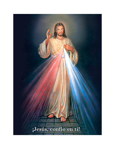 Lamina 21x30 CM Jesus Confio En A-780
