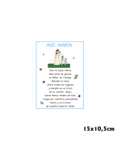 Postal Ave Maria Infantil Po-2