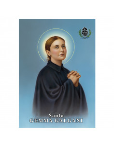 Lamina 21x30 CM Santa Gema...