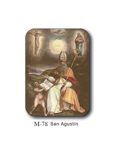 Estampa Mini M-78 San Agustin 4. 4X6cm