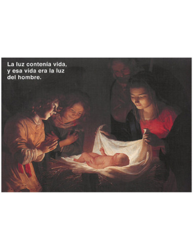 Postal Navidad 369 Jesus Luciernaga...