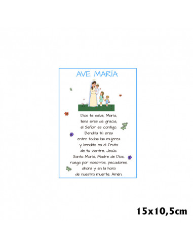 Postal Ave Maria Infantil Po-2