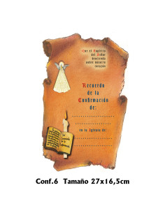 Lamina 21X30 Cm Señor: Que...