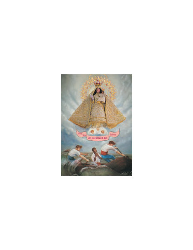 Estampa Con Oracion S-94/1/1 Virgen...