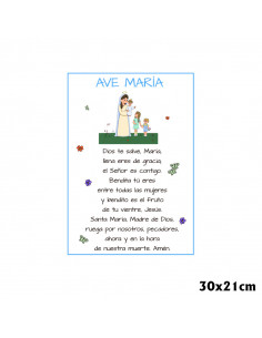 Lamina Ave Maria Infantil...