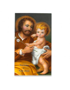 Novena San Jose 7. 5 X 13. 5