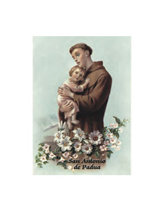 Estampa Con Oracion S-65/1...