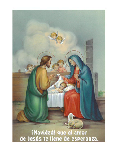 Postal Navidad 544 Sagrada Familia...