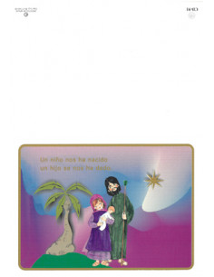 Diptico Navidad 21x15cm Cd-91