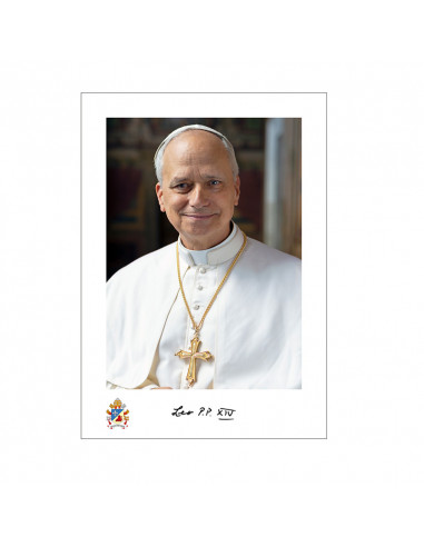 Estampa Con Oracion S-208/1 Papa Leon...