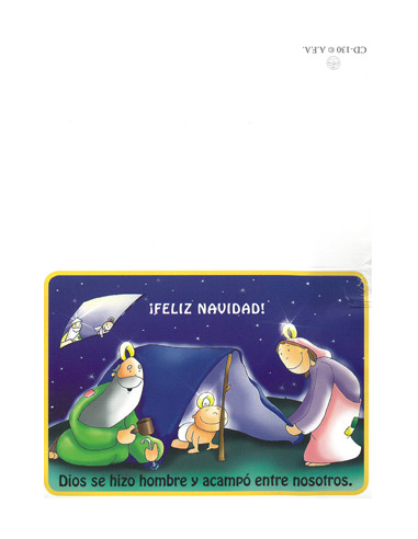 Diptico Navidad 21X15cm Cd-103