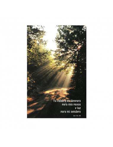 Estampa Con Oracion De La Mañana 7X11cm